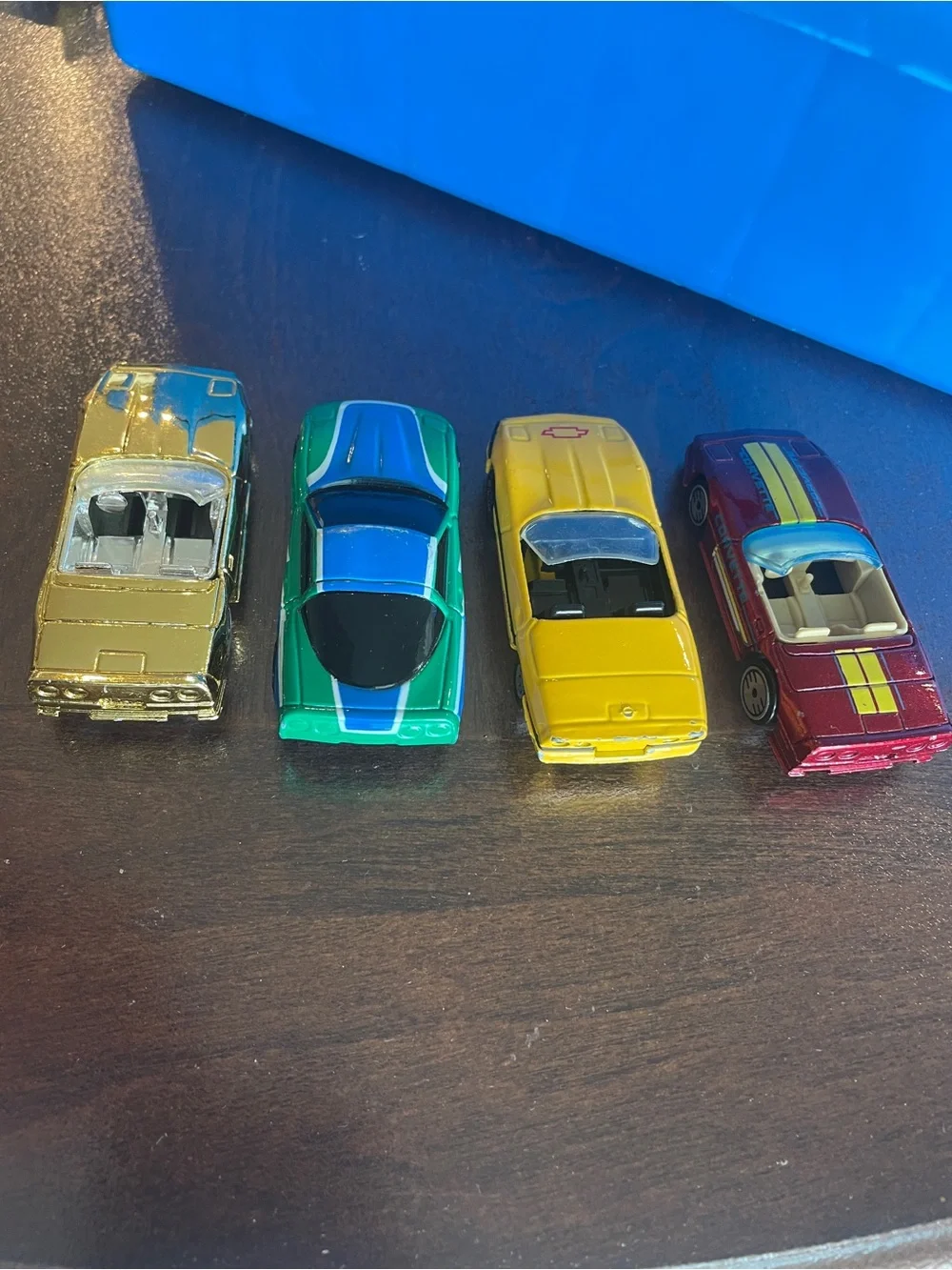 Set of four 1980,s/ 1990,s Corvettes matchbox-hot wheels